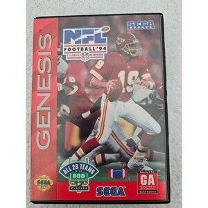 NFL Football '94 Starring Joe Montana Sega Genesis Complete in Box